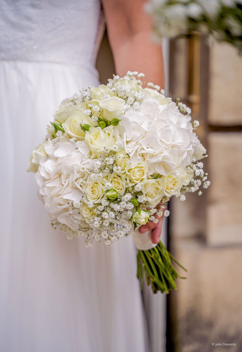 Bouquet de la mariée avec hortensia
