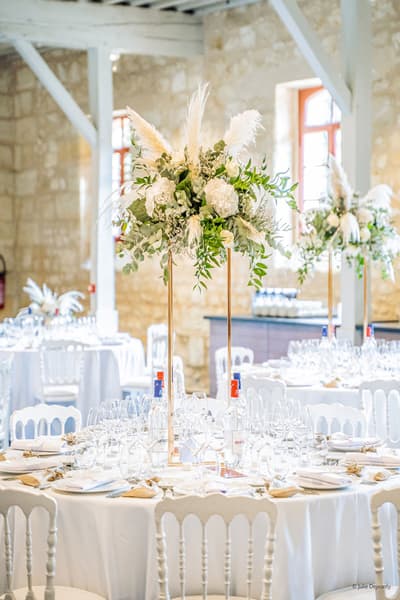 Centre de table en hauteur