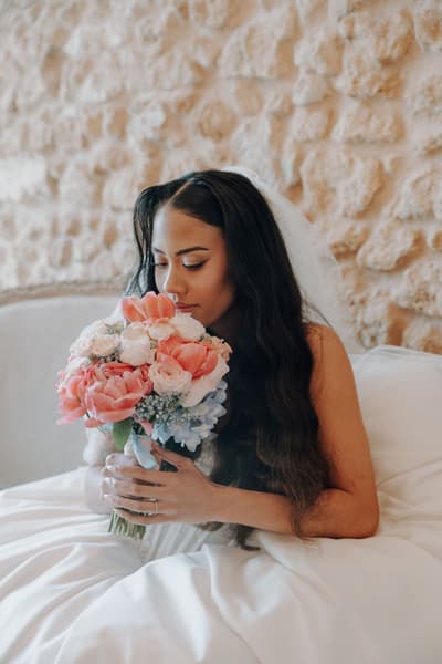 Bouiquet de mariée inspiration Bridgerton