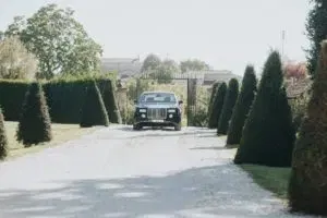 La voiture des mariés