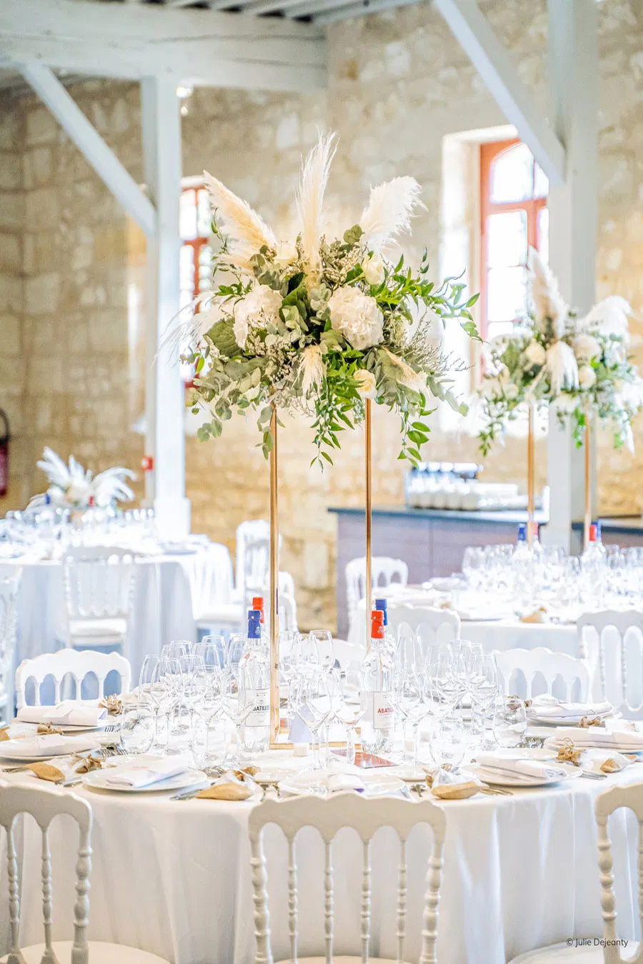 Centre de table en hauteur