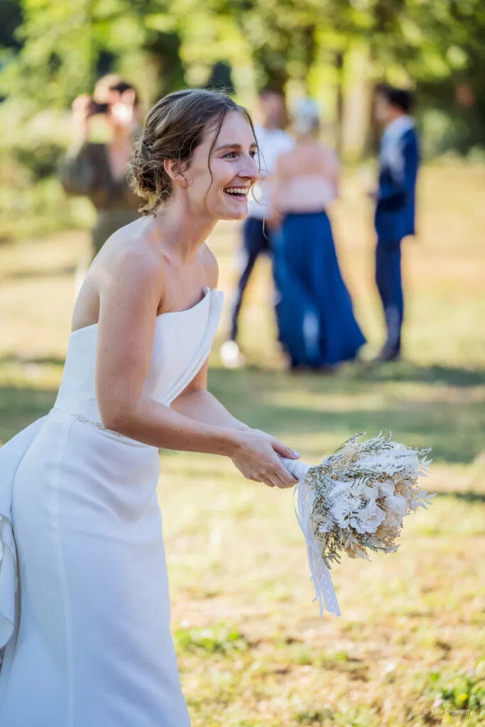 Bouquet de la mariée blanc ivoire