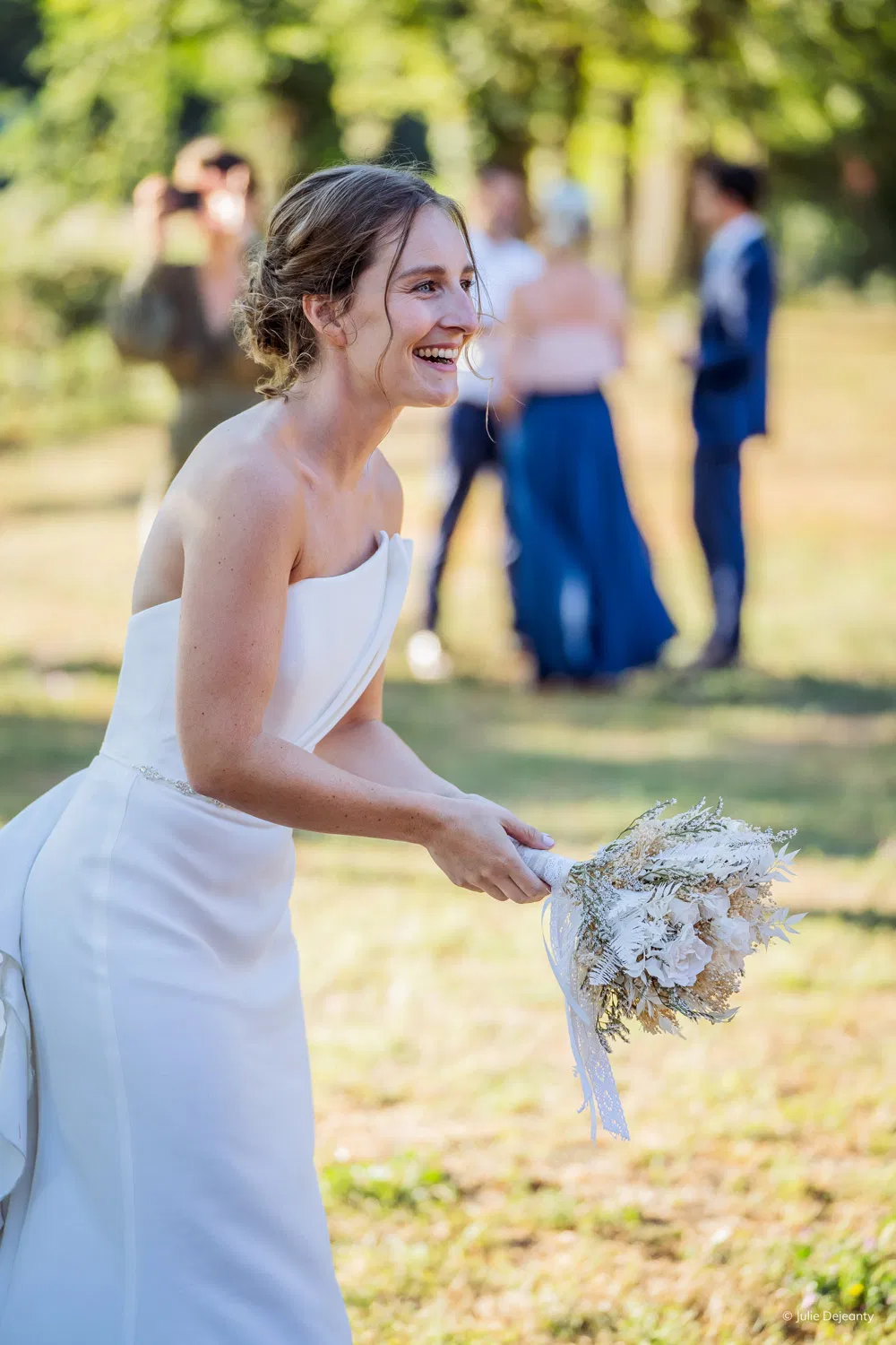 Bouquet de la mariée blanc ivoire
