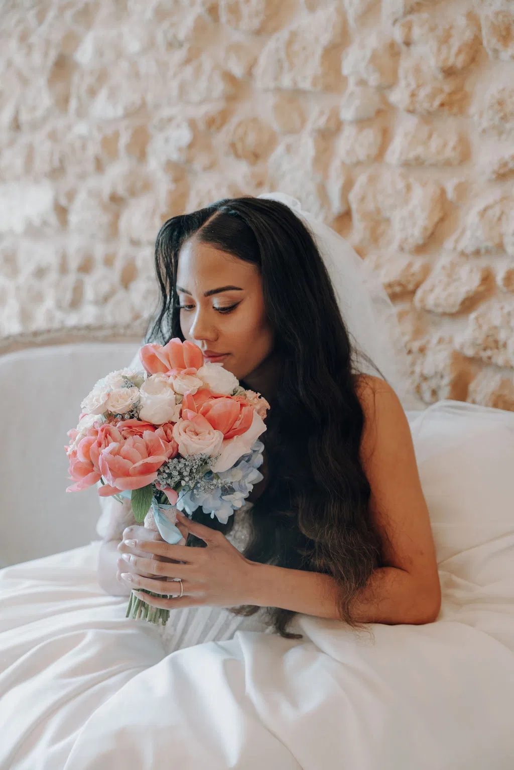 Bouiquet de mariée inspiration Bridgerton