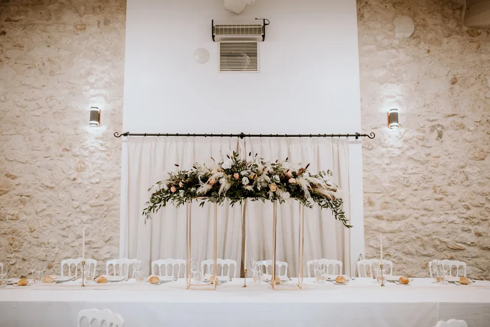 Centre de table surélevé